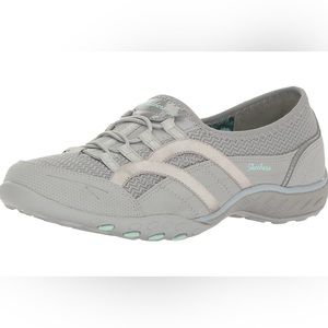 SKETCHERS Relaxed Air Cooled Memory Foam Women's 8 Faithful Gray